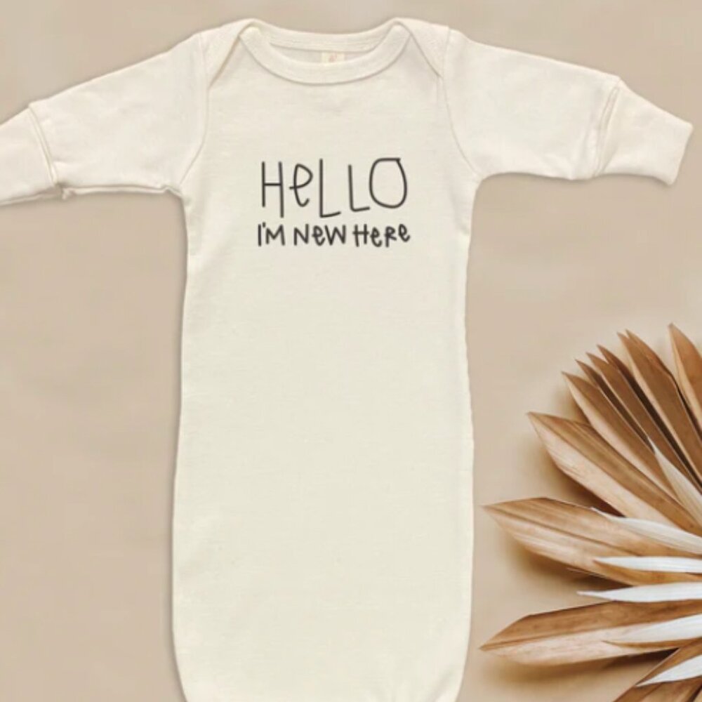 Tenth and Pine Organic Tie Gown
